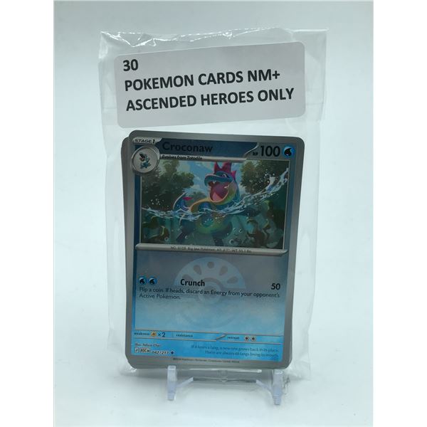 POKEMON TCG 30 ASCENDED HEROES TRADNG CARDS NM+