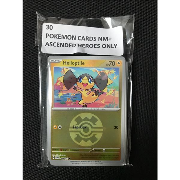 POKEMON TCG 30 ASCENDED HEROES TRADING CARDS NM+