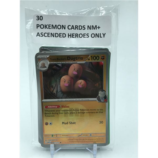 POKEMON TCG 30 ASCENDED HEROES TRADING CARDS NM+