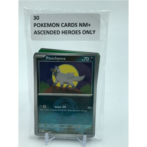 POKEMON TCG 30 ASCENDED HEROES TRADING CARDS NM+