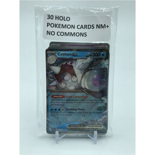 POKEMON TCG 30 HOLO CARDS NM+ NO COMMONS