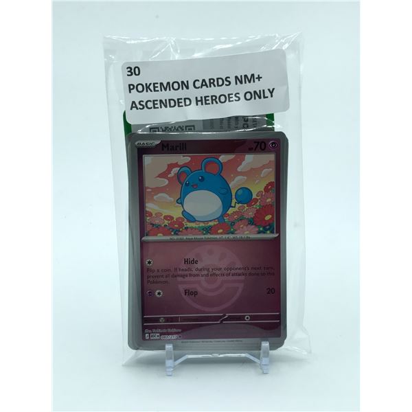 POKEMON TCG 30 ASCENDED HEROES TRADING CARDS NM+