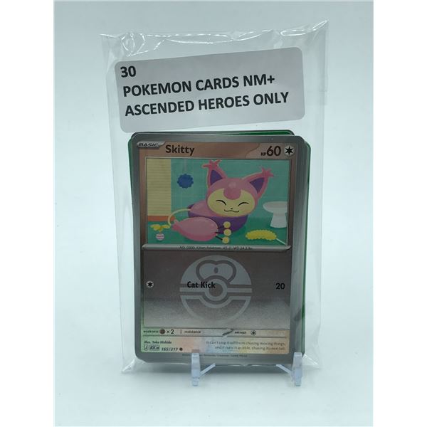 POKEMON TCG 30 ASCENDED HEROES TRADING CARDS NM+