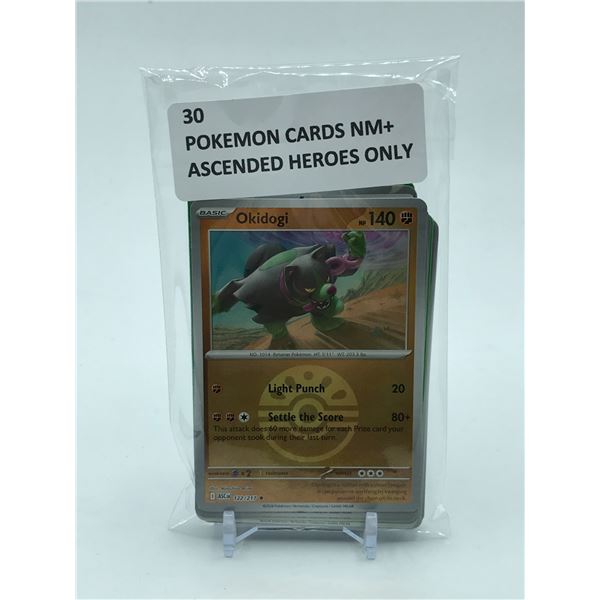 POKEMON TCG 30 ASCENDED HEROES TRADING CARDS NM+
