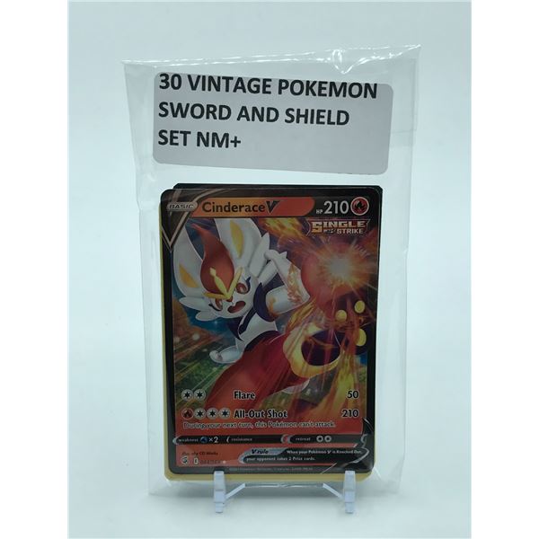 POKEMON TCG CARDS SWORD AND SHIELD SET 30 TRADING CARDS NM+