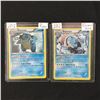 Image 1 : LOT OF 2 POKEMON TCG BLASTOISE 2012 RARE TRADING CARDS
