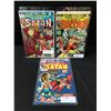 Image 1 : LOT OF 3 MARVEL SPOTLIGHT ON SUN OF SATAN COMICS - MARVEL COMICS