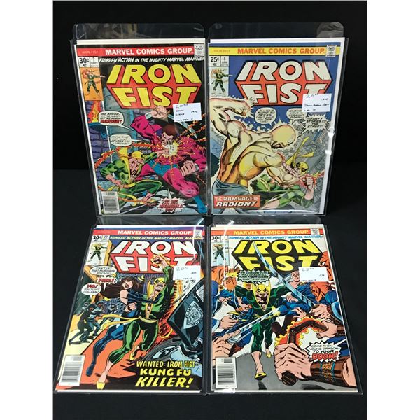 LOT OF 4 IRON FIST EARLY EDITION COMICS - MARVEL COMICS