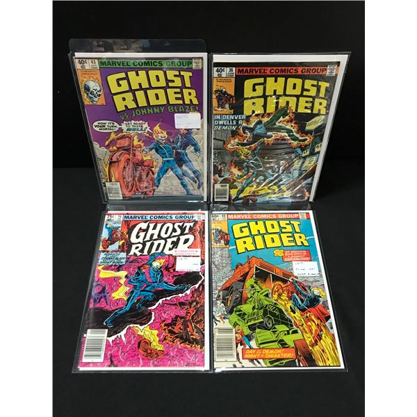 LOT OF 4 GHOST RIDER COMICS - MARVEL COMICS