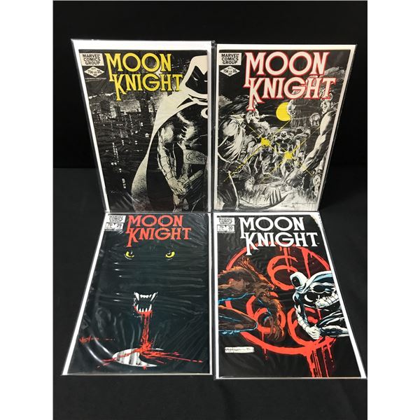 LOT OF 4 MOON KNIGHT COMICS - MARVEL COMICS
