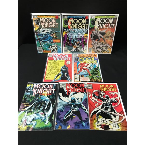 LOT OF 8 MOON KNIGHT COMICS - MARVEL COMICS