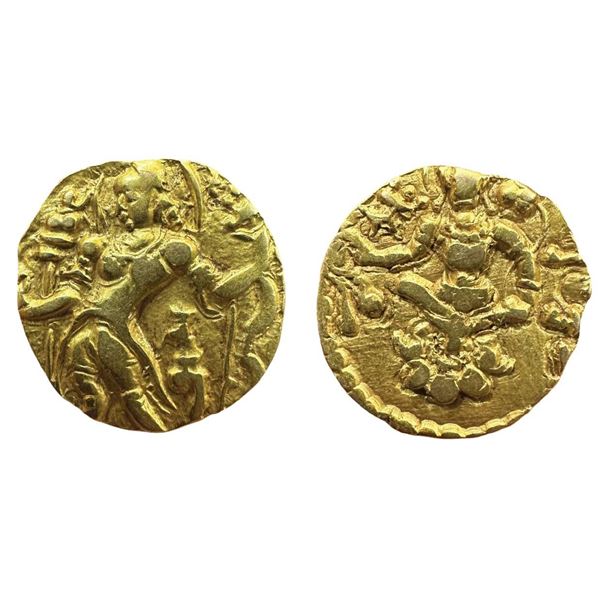 Gupta Empire, Chandragupta II (c. 375-415 AD), Gold Dinar, 7.74g, ‘Archer’ Type, O
