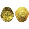Image 1 : Yadavas of Devagiri, Ramchandra Deva, Punch Marked, Gold Gadyana Padma,Tanka, 3.80g, Uniface, Lotus