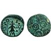 Image 1 : Ancient, Post Mauryan, Ujjain, (2nd-1st Century BC), Mahakal Type, Copper Unit, 6.61 gms, Obv. Stand