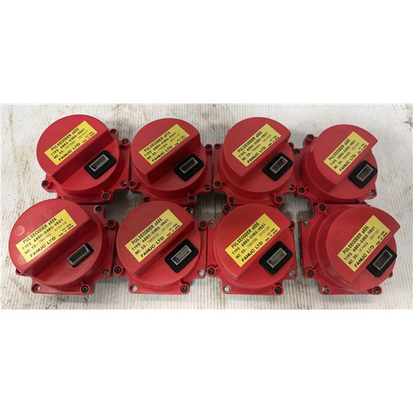 Lot of (8) Fanuc #A860-0360-V501 Pulsecoders