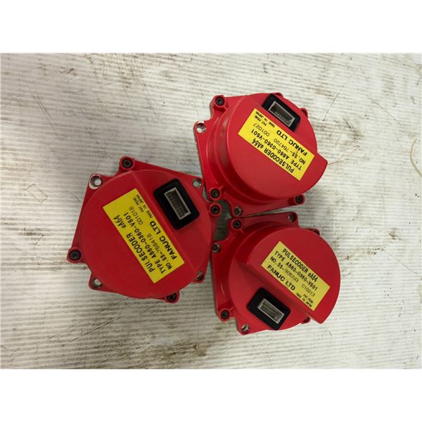 Lot of (3) Fanuc #A860-0360-V501 Pulsecoders