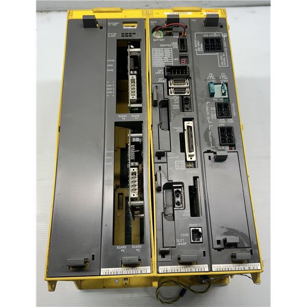Fanuc #A05B-2400-C061 4 Slot Backplane w/Modules