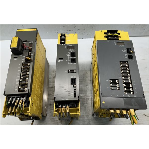 Lot of (3) Misc. Fanuc Modules (These items are missing the part number covers)