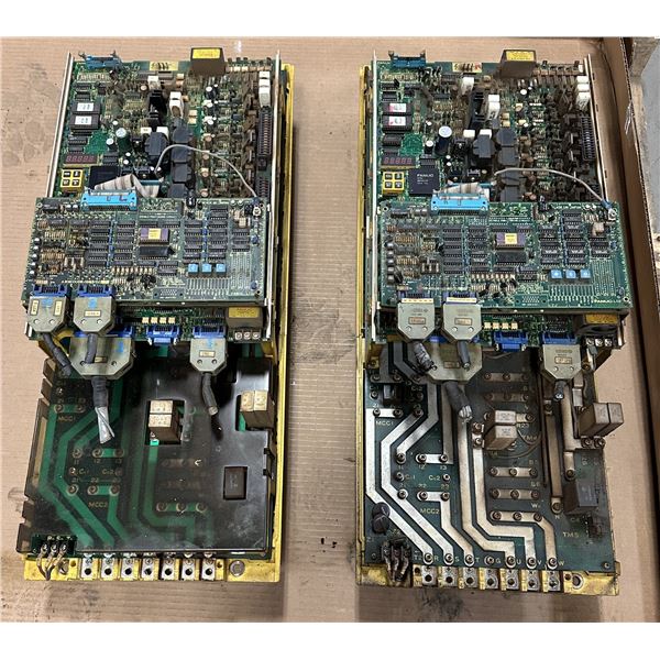 (2) Fanuc #A06B-6059-H222 AC Spindle Servo Units