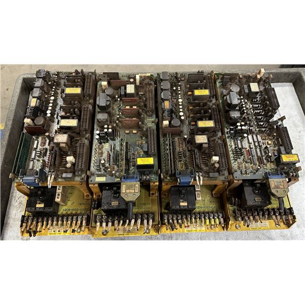 Lot of (4) Fanuc Servo Amplifiers