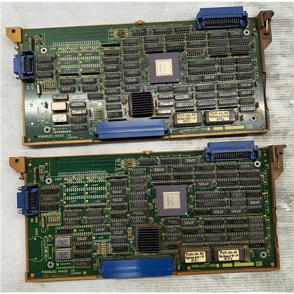 (2) Fanuc #A16B-1211-0901/12B Circuit Boards