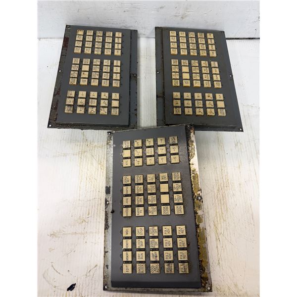 (3) Fanuc #A02B-0236-C241 Key Pads