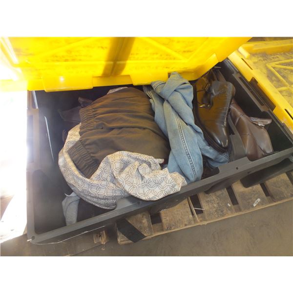 Two Totes Of Assorted Clothing