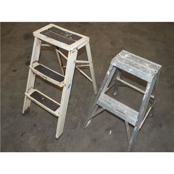 Two Small Step Ladders