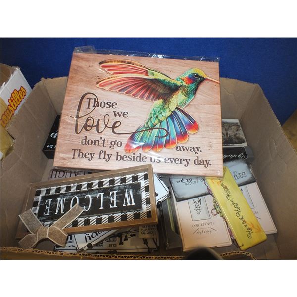 Two Boxes Of Assorted Picture Frames & Pictures