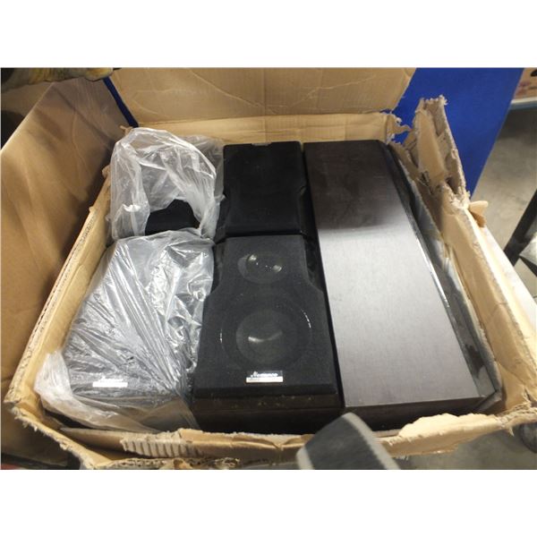3 Boxes Of Assorted Speakers