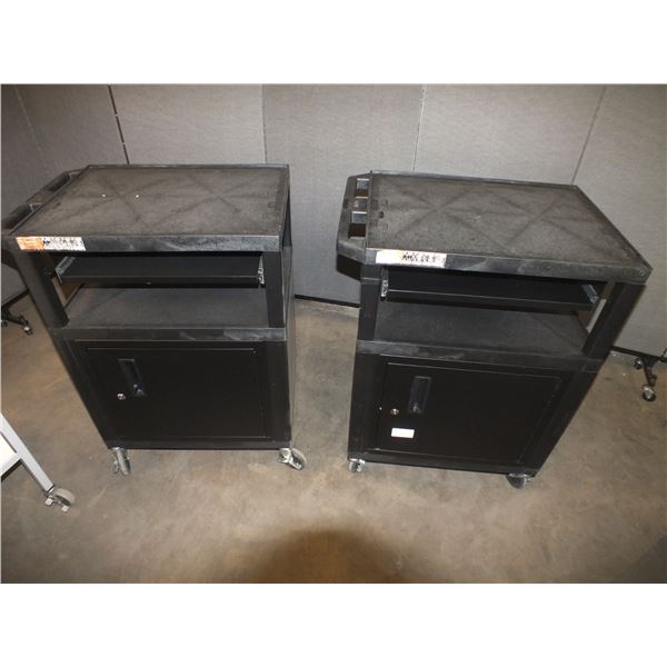 Two Black Carts