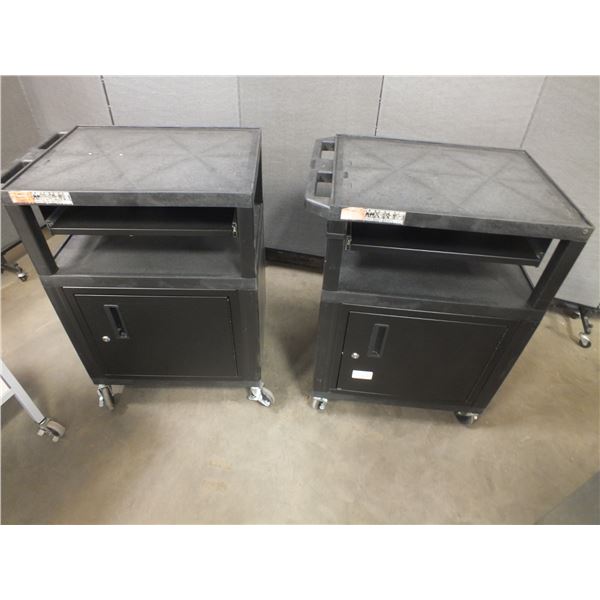 Two Black Carts