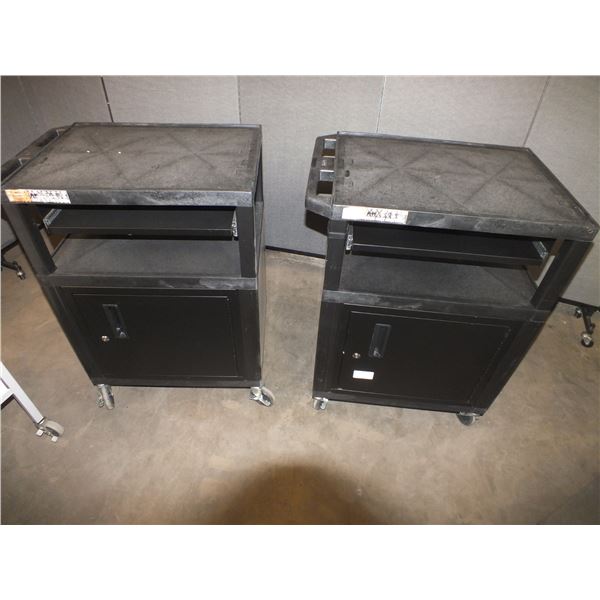 Two Black Carts