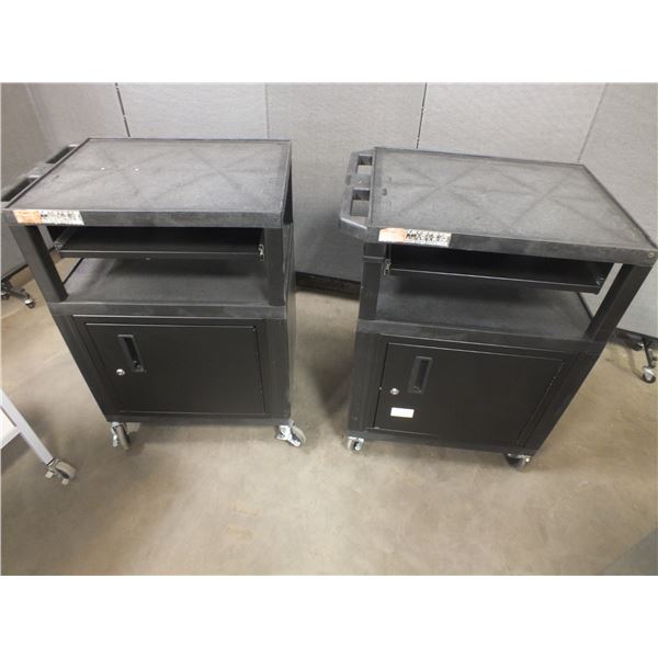 Two Black Carts