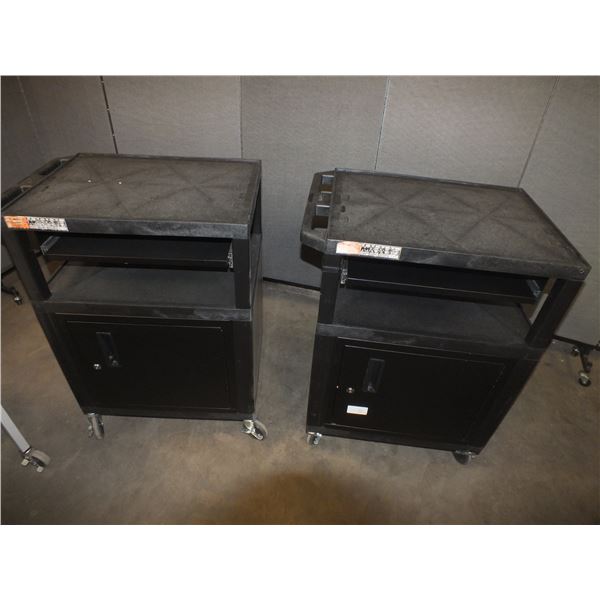 Two Black Carts