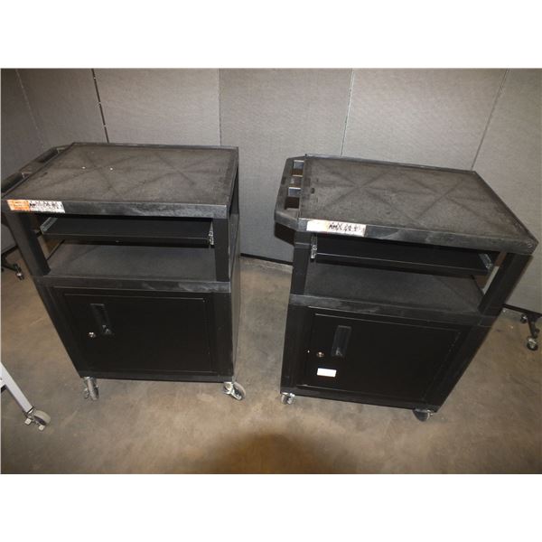 Two Black Carts