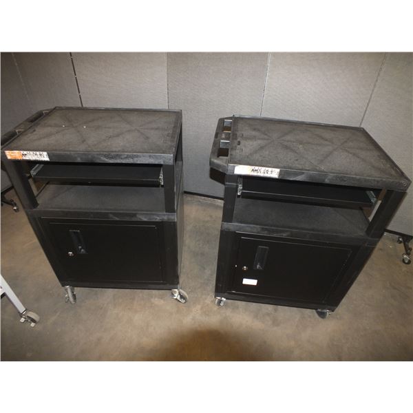 Two Black Carts