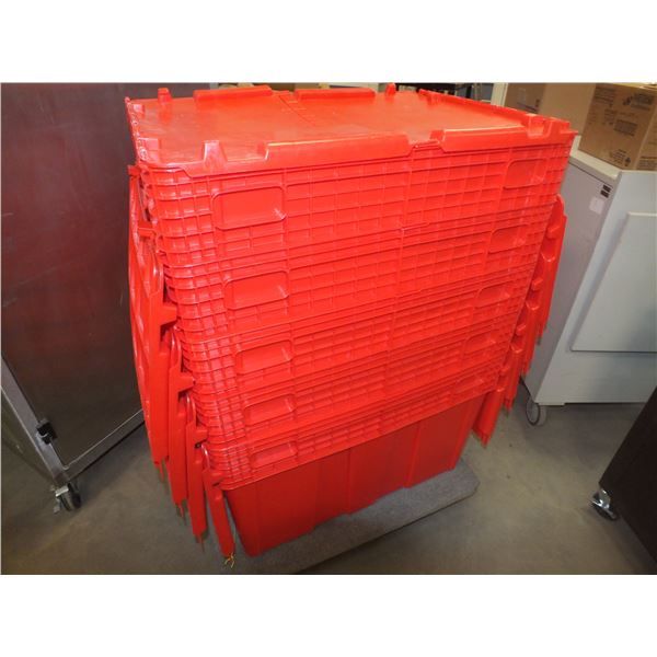 5 Red Storge Bins