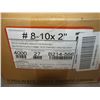 Image 1 : 1 case Of #8-10x2" Screws