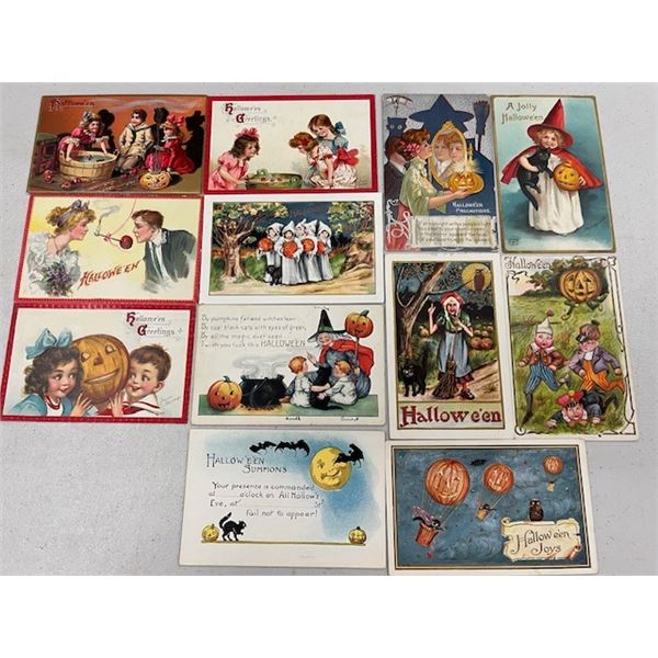 Halloween Holiday Greeting Postcards 12