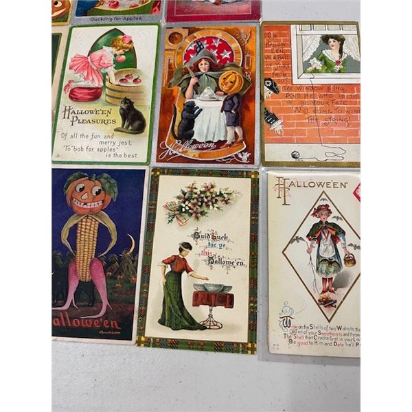 Halloween Greeting Holiday Postcards 12