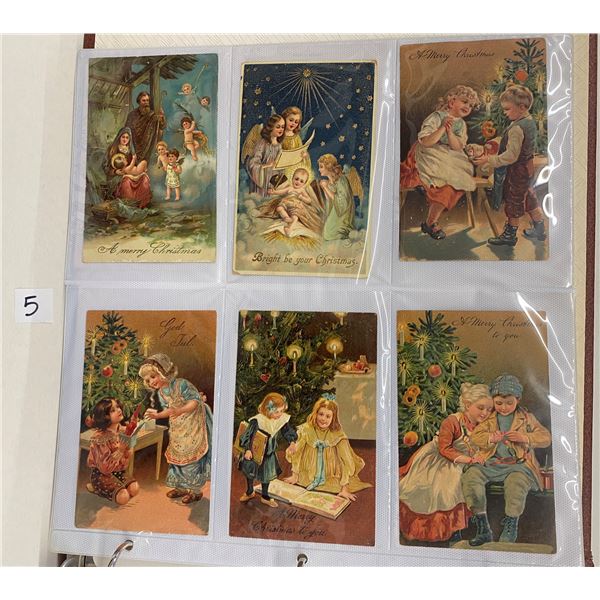 PFB Publishing Holiday Greeting Postcard Album 90+