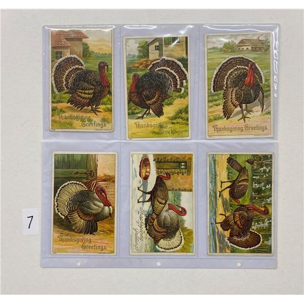 Thanksgiving Holiday Greeting Album Postcards Approx. 150