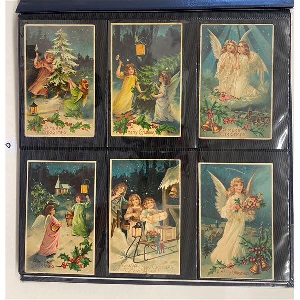 Christmas Holiday Greeting Children Postcard Album 55+