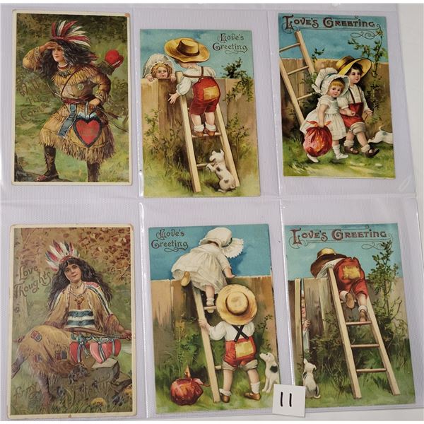 International Art Valentine's Day Holiday Greeting Album Approx. 115 Postcards