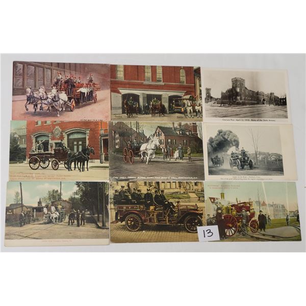Fire & Related Postcards 60+