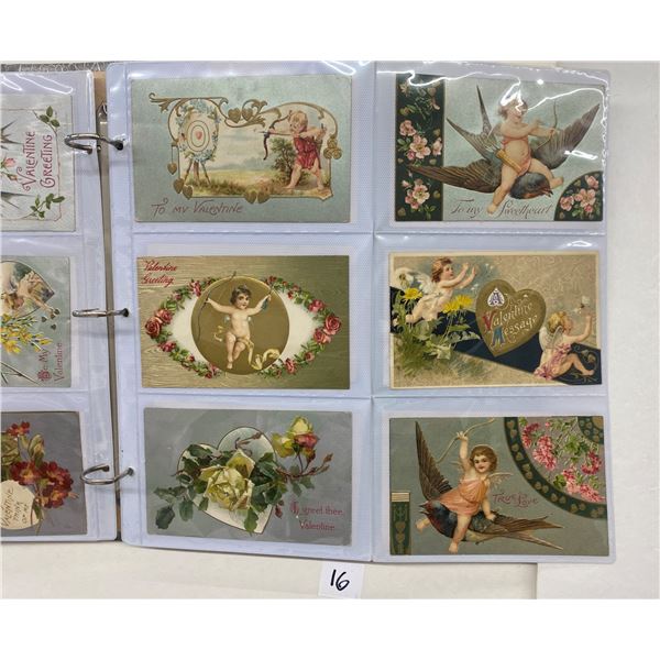 Winsch Valentine's Day Holiday Greeting Album 80+ Postcards