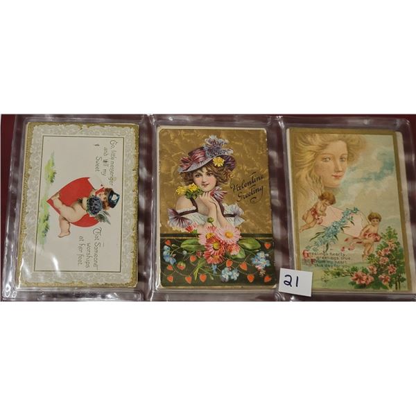 Valentine's Day Holiday Greeting Album Approx. 80 Postcards