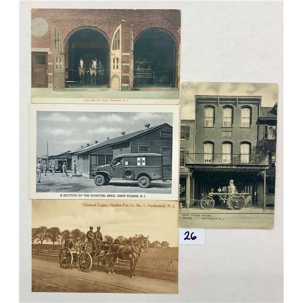 New Jersey Fire Department Postcards 15