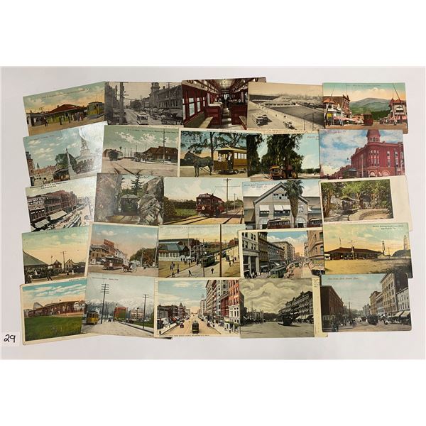 Transportation - Trolley Postcards Approx. 70